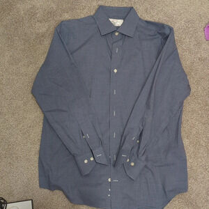 Lorenzo Uomo Men's Dress Shirt - Size 16 ½ - 32/33 - Trim Fit